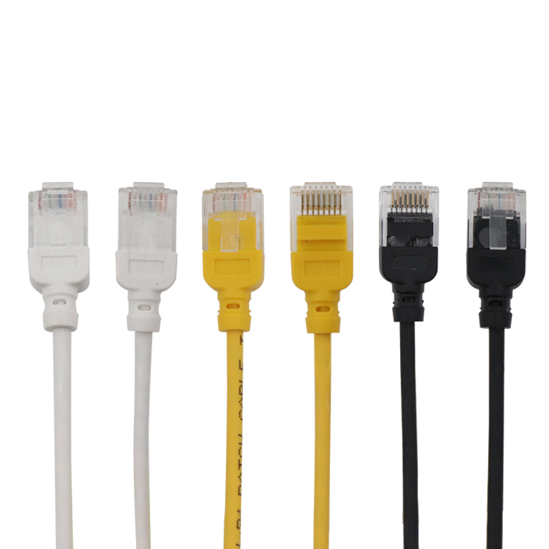 CAT6A UTP 30AWG LSZH holý měď štíhlý náplast