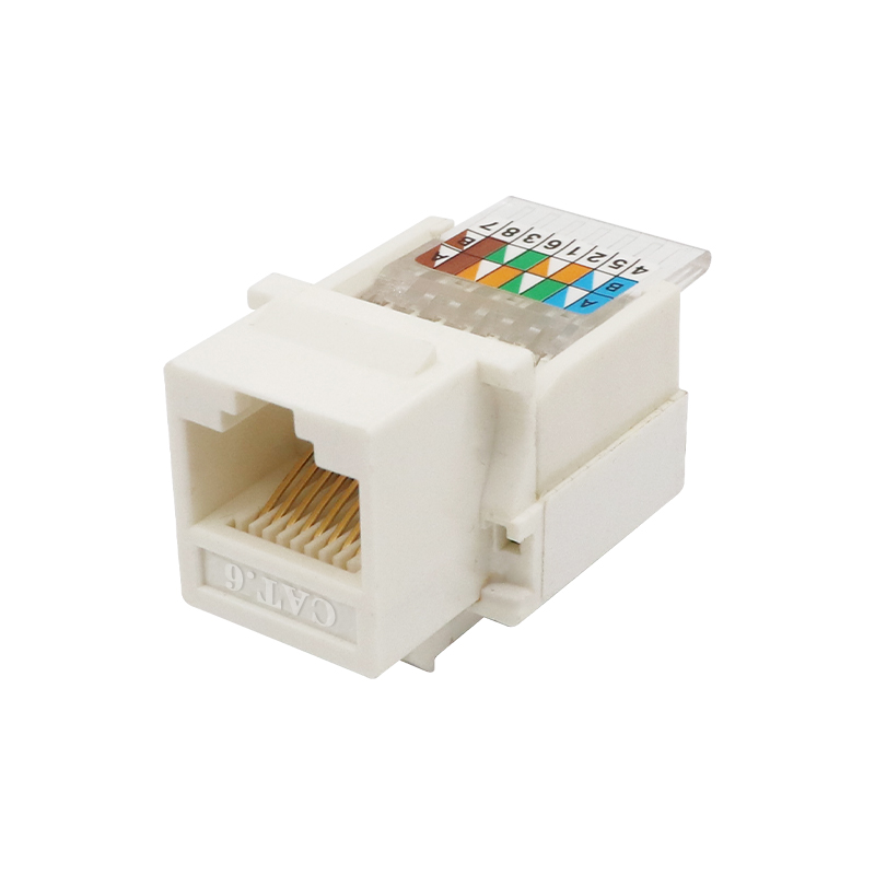 Cat6 Unshielded 90 stupňů toolless Keystone Jack