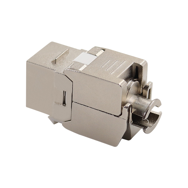 Cat7 STP Zinek slitina 180 stupňů tollesless Keystone Jack