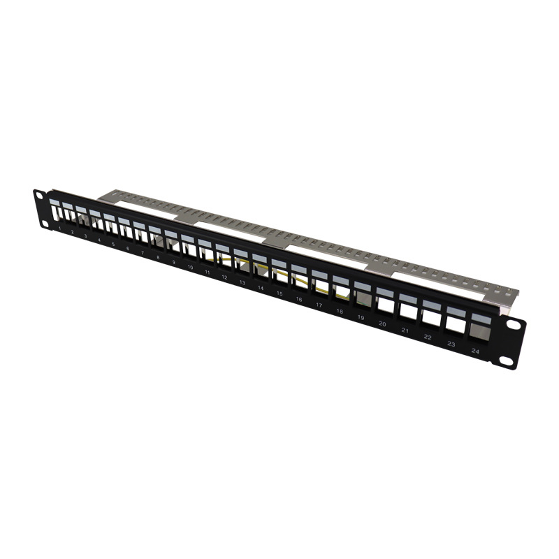 19''1U 24 Port STP prázdný opravný panel