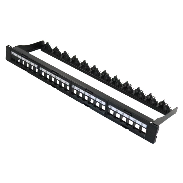 19''1U 24 Port UTP BLANK PATCH PANELSKÁNÍ ODCHÁVÁNÍ 4 × 6